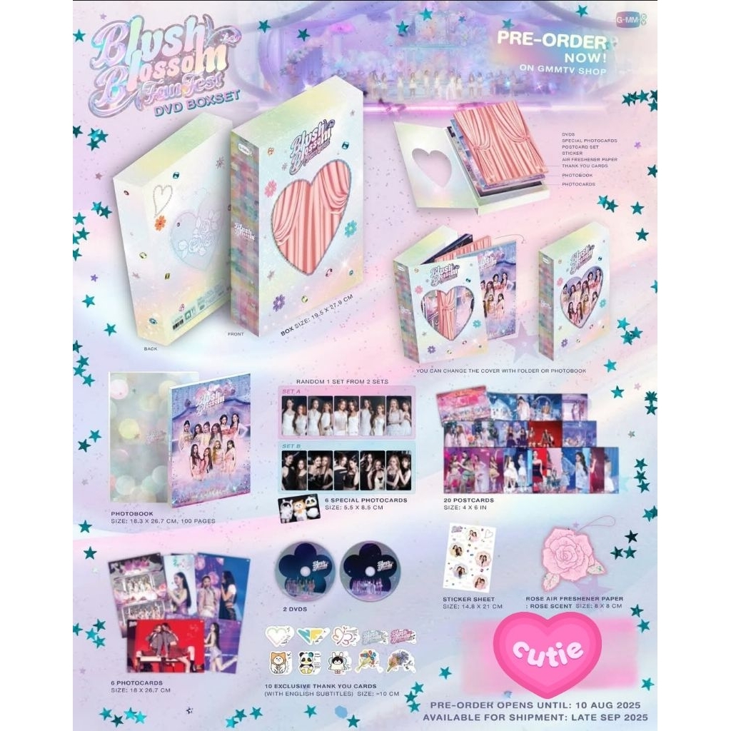 DVD BOXSET BLUSH BLOSSOM FAN FEST #MilkLove #NamtanFilm #EmiBonnie #ViewMim #Jun
