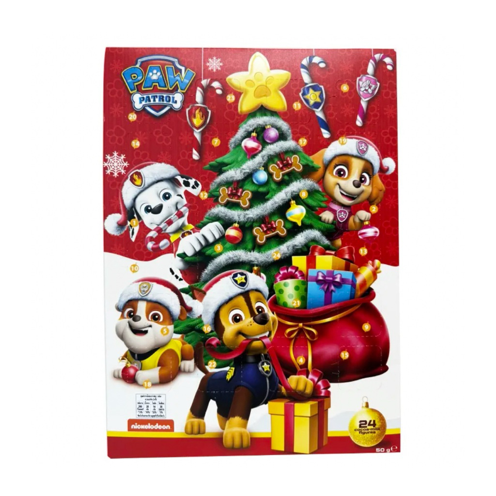 Relkon Peppa Pig Advent Calendar/Spongebob Calendar/Christmas Calendar 50g/Trolli เรลคอนเปปป้าพิกช็อกโกแลตคาเลนดาร์