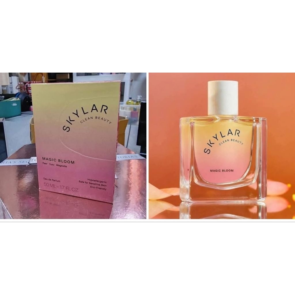 กล่องขาย SKYLAR clean beauty Magic bloom eau de parfum 50ml [ 90 USD] Batch 17A
