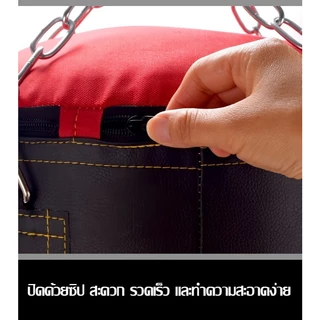 ซื้อ1แถม3！กระสอบทรายมวย แบบแขวน Boxing sandbag สำหรับชกมวย มวยไทย หนังpu+ผ้าใบอ๊อกซ์ฟอร์ด แบบแขวนขนาด 80cm/100 cm