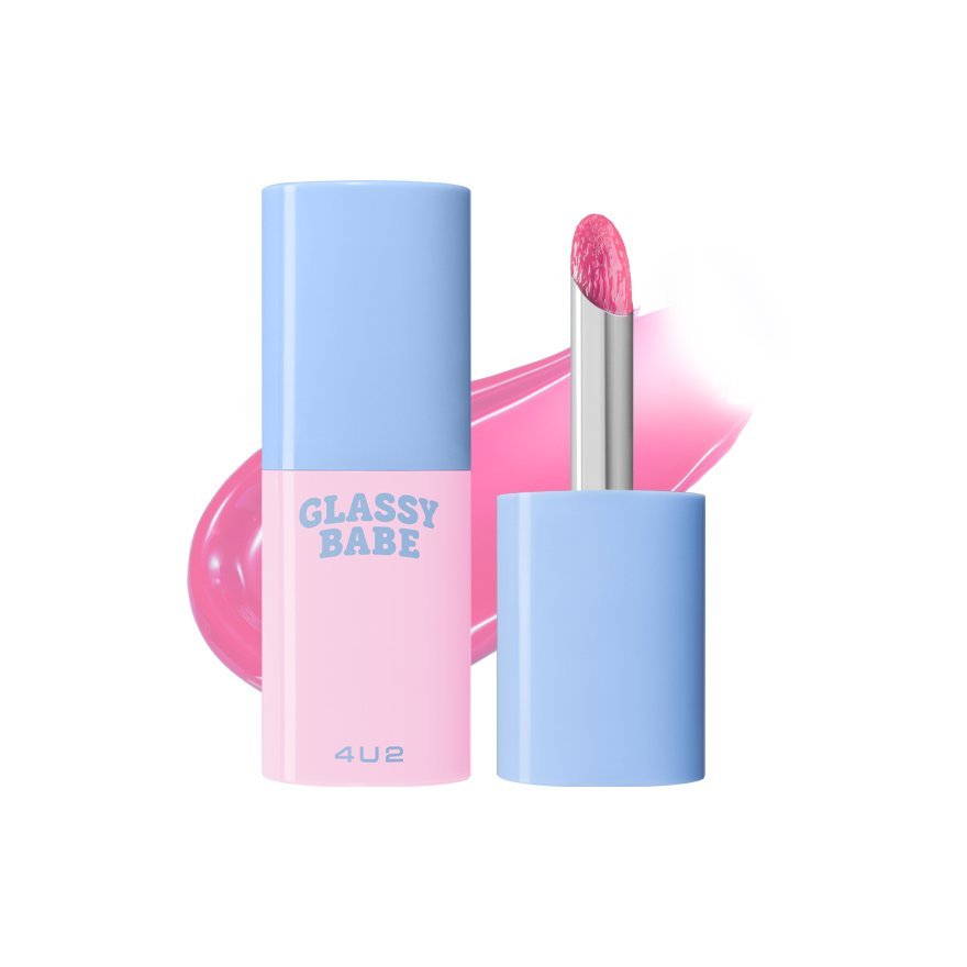 4U2 GLASSY BABE ลิปกลอสฉ่ำวาว