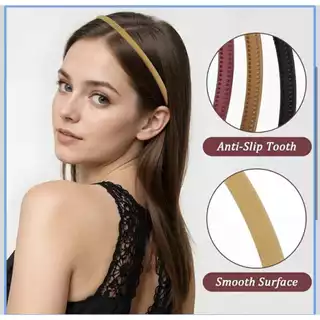 คาดผมซิลิโคน สีดำและสีพาสเทล หักยาก มีความยืดหยุ่นสูงกว่าคาดผมพลาสติกทั่วไป ผู้ชายและหญิงใช้ พร้อมส่งจากไทย