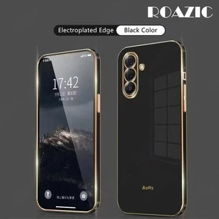 เคสสีพื้น สำหรับ Samsung A27 A07 A17 A06 A16 A56 A36 A26 S24FE S25FE A55 A35 A25 A15 A05 A05S A54 A35 A24 A14 A04Sขอบเงา