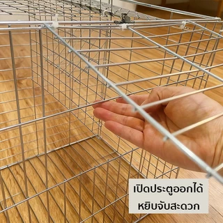 *เข้าได้แต่ออกไม่ได้* Flip Cage กรกดักนกเขา เพนียดดักนก กรงกับดักนกพิราบ ดักนกได้หลายชนิด