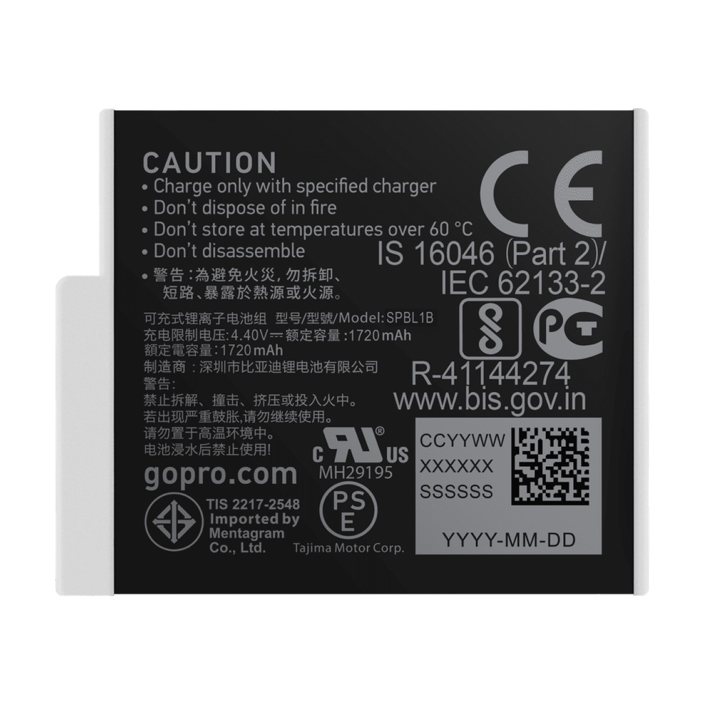 GoPro 12 / 11 / 10 / 9 Enduro Battery แบตเตอรี่ ประกันศูนย์ ทนทานต่ออุณหภูมิที่เย็น & ร้อนได้ดีกว่าเดิม ราคา ถูกที่สุด ดีลบีเคเค แกลเลอรีภาพที่ 2