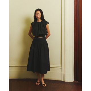 AIMER - Midi A Skirt With Pockets กระโปรง