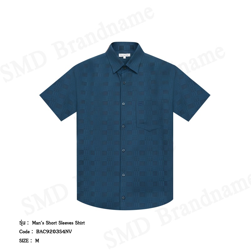 Guy Laroche เสื้อเชิ้ตแขนสั้นผู้ชาย รุ่น Man's Short Sleeves Shirt Code: BAC9203S4NV