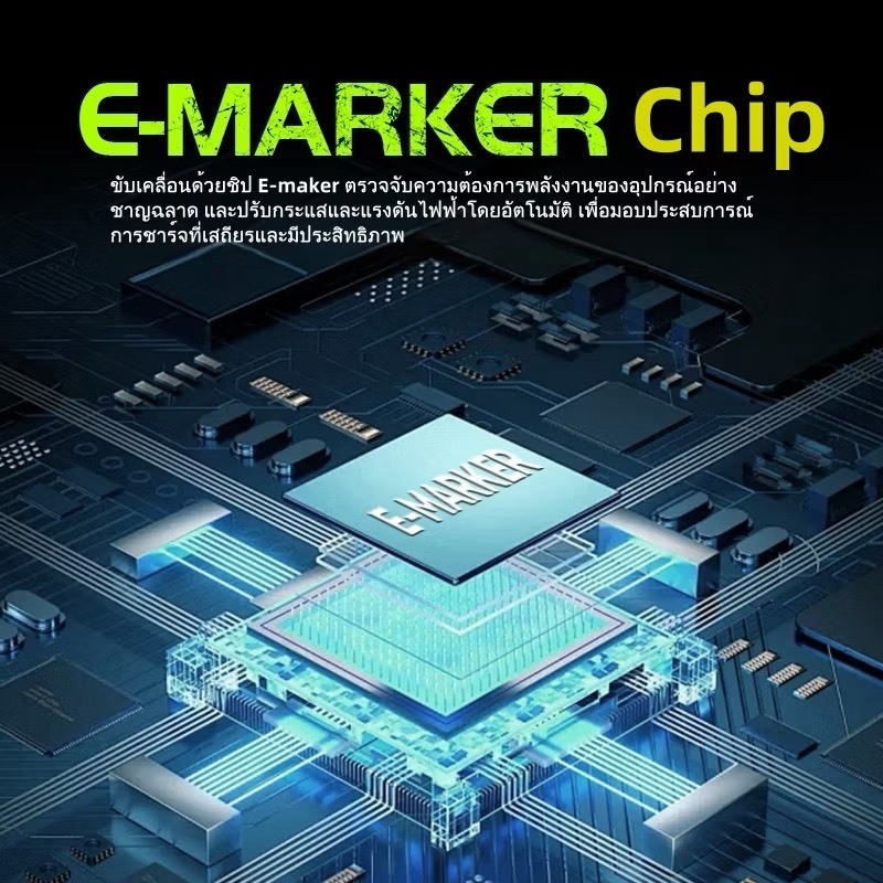 iMI สายชาร์จเร็ว 240W 1.5M สำหรับโทรศัพท์ แท็บเล็ต คอมพิวเตอร์ Fast Charging Cable USB Type C สายเคเบิล - รูปที่ 3