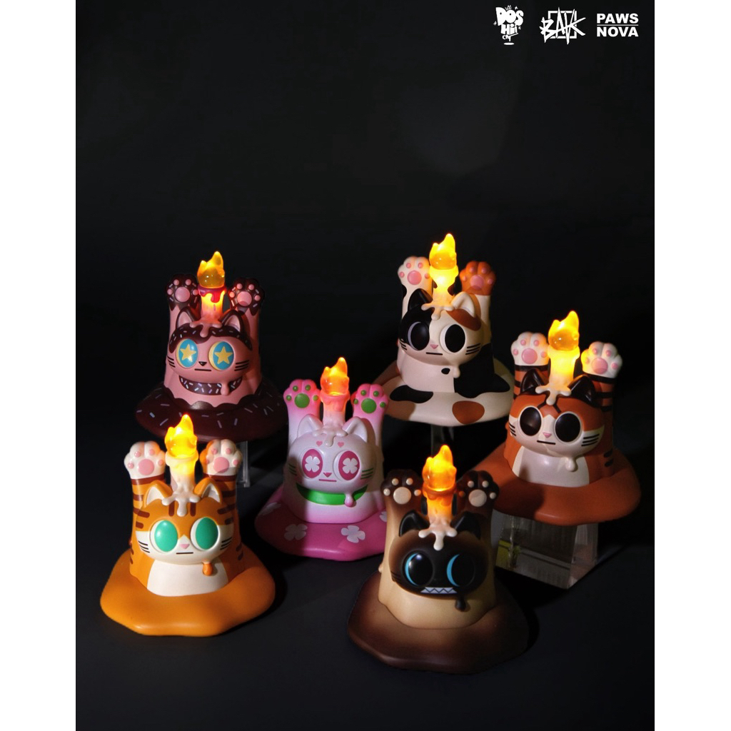 [พร้อมส่งระบุตัว] MELT THE DOSHII CAT CANDLELIGHT LAMP โคมไฟแมวสุดคิ้วท์🕯️✨
