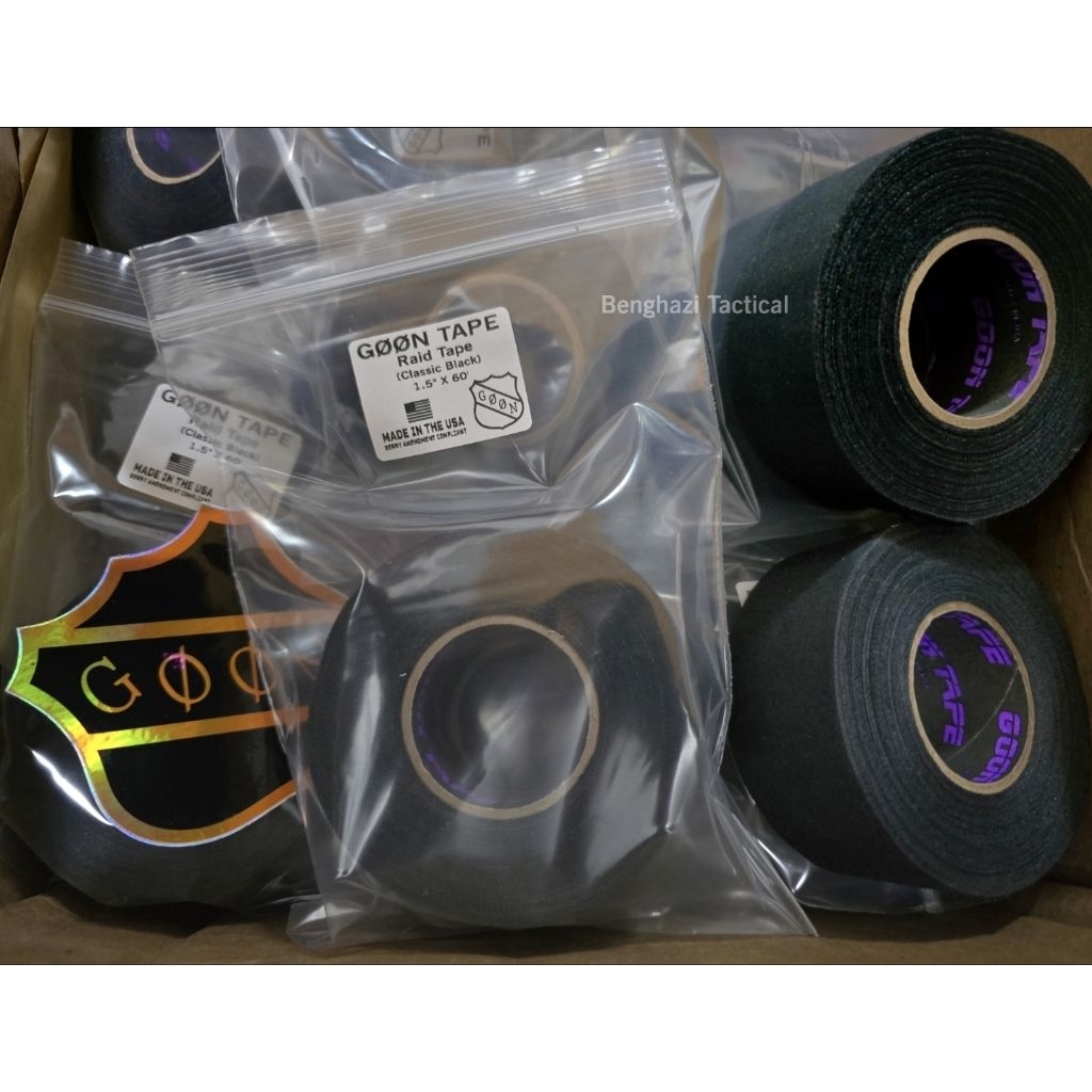 GØØN RAID TAPE (CLASSIC BLACK) Made in USA Goon tape ของแท้  (มีของพร้อมส่งในไทย)