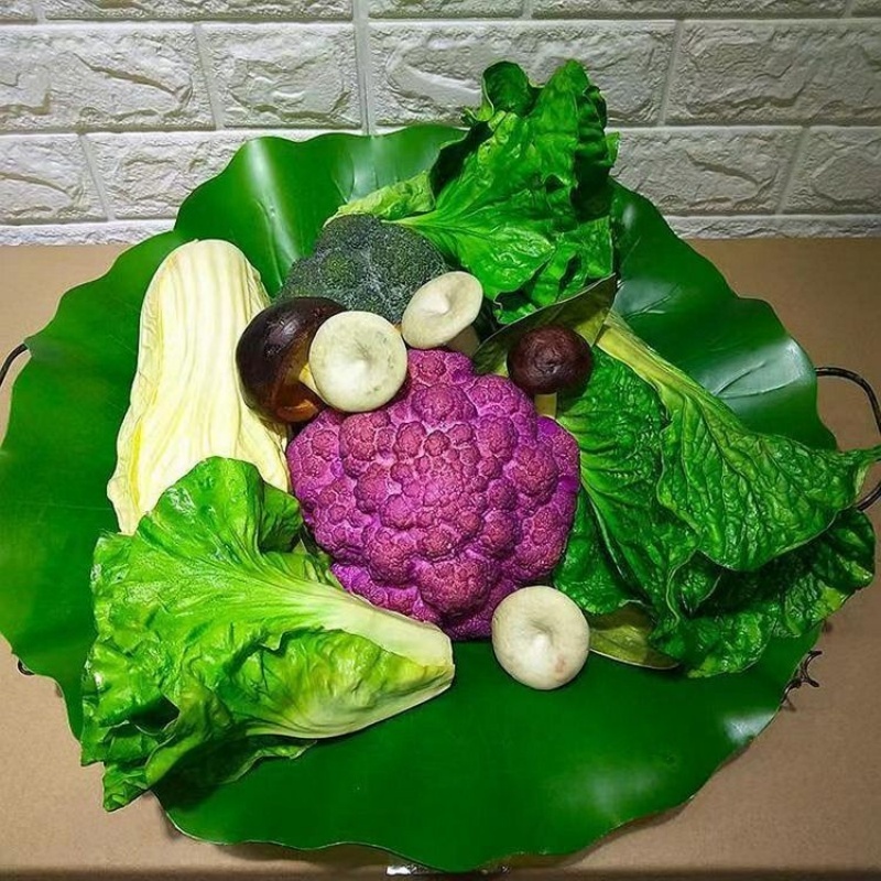 ใบบัวเทียม ใบบัวจำลอง ใบบัวปลอม วางบนโต๊ะอาหารเพื่อตกแต่งร้านอาหาร แผ่นรองจานกันลื่น อุปกรณ์ประกอบฉากถ่ายรูป