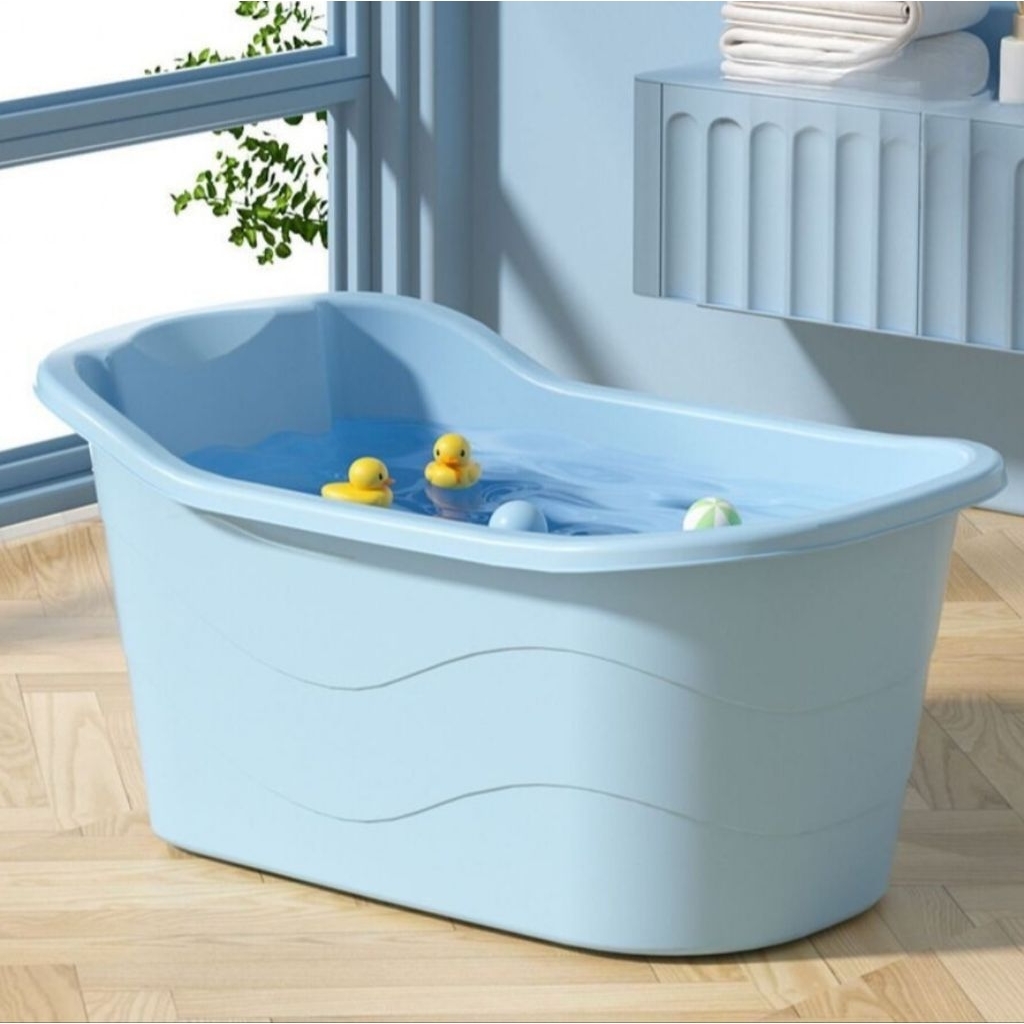 ส่งในไทย🇨🇷อ่างอาบน้ำเด็ก 0-8 ขวบ พลาสติด foodgrade ขนาดใหญา 80cm