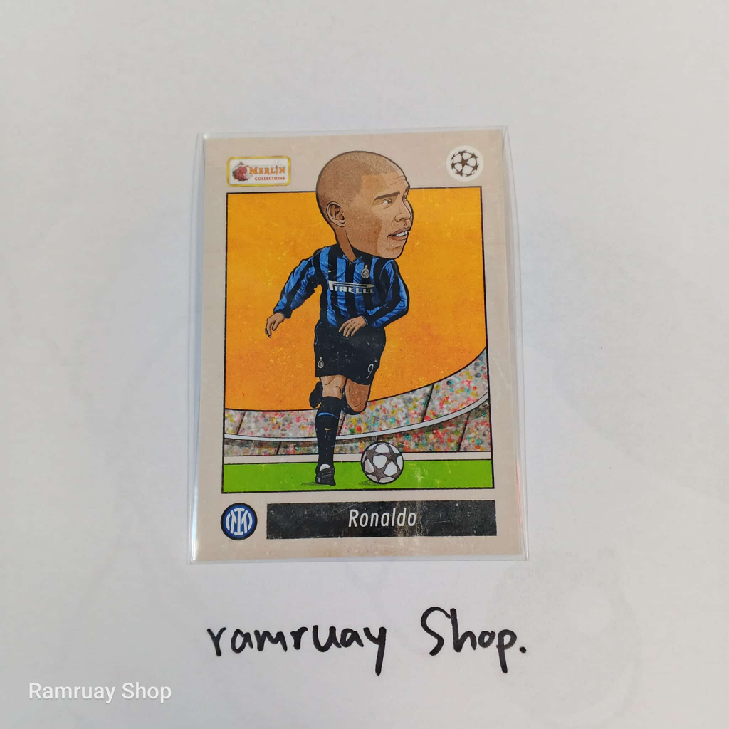 Topps การ์ดนักบอล Merlin’s Heritage ตำนาน EPL Calcio Laliga ตำนาน Ronaldo, Ronaldinho, Kaká, Rooney ของแท้ ส่งไว ราคา ถูกที่สุด ดีลบีเคเค แกลเลอรีภาพที่ 2