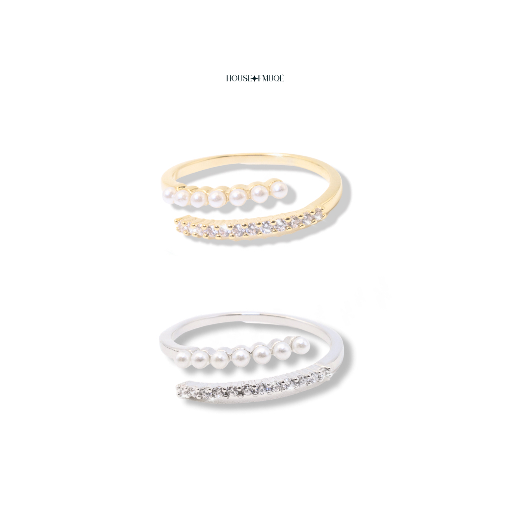 HOUSEOFMUQÉ Luminous Line Ring (Adjustable)