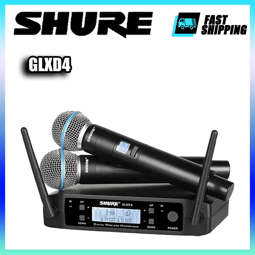 Shure GLXD4 ไมโครโฟนไร้สาย UHF เหมาะสำหรับคาราโอเกะและ KTV