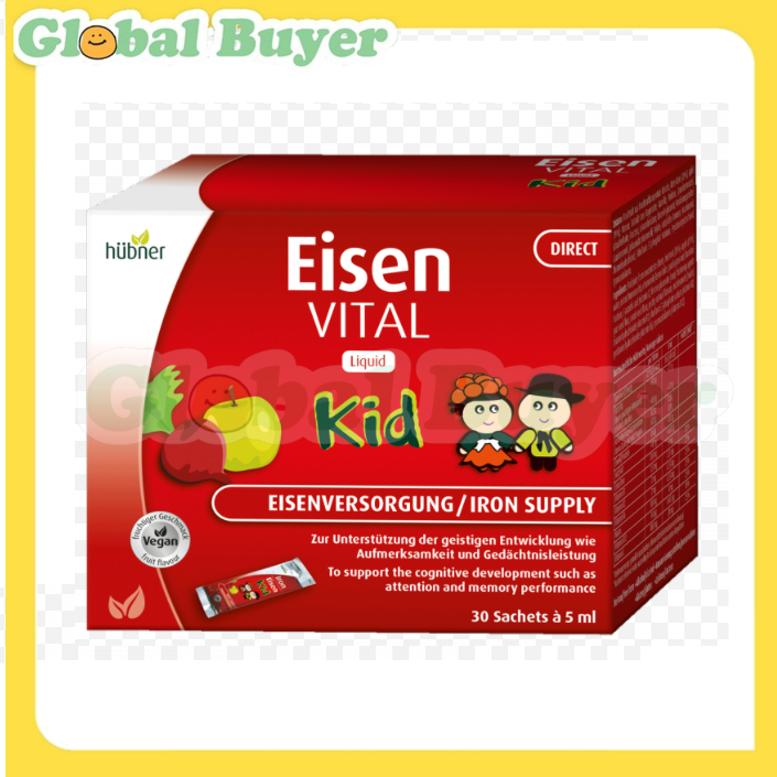Hubner Eisen Vital Liquid Kid Direct 5ml x 30Sticks