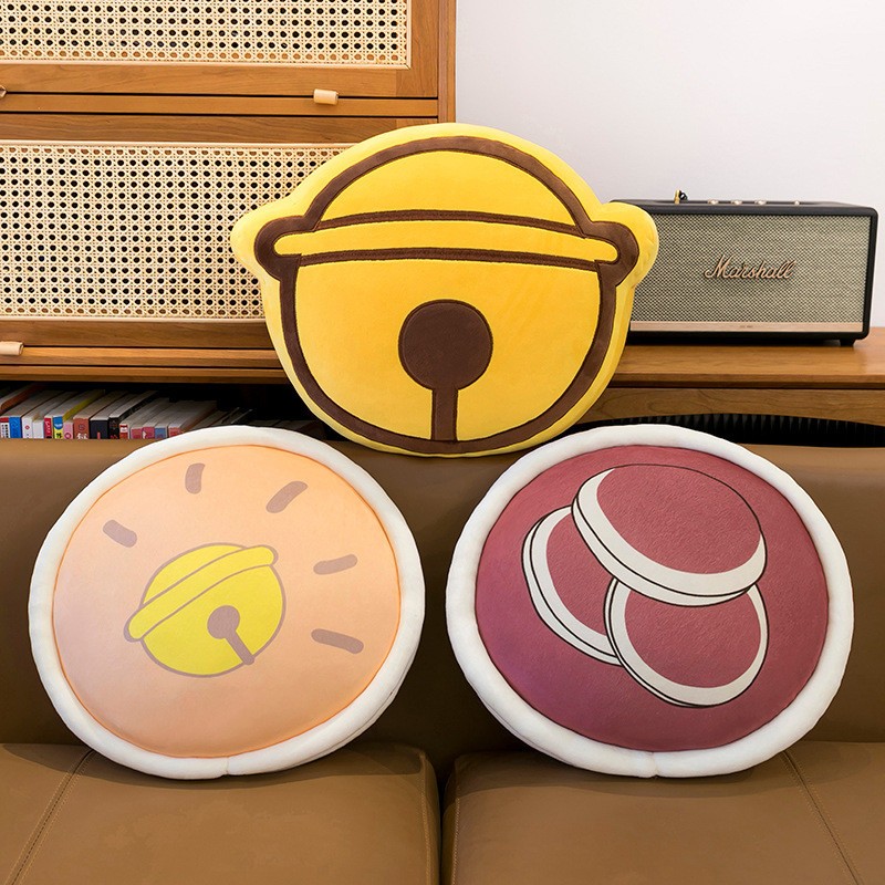 Doraemon หมอนโดรายากิ ลิขสิทธิ์เเท้% แบรนด์  โดราเอมอน หมอนพิงสำหรับโซฟา ห้องนั่งเล่น หรือห้องนอน 40cm - รูปที่ 4