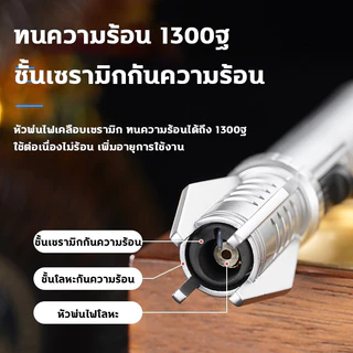 แบล็ควอริเออร์ ไฟแช็ก ไฟแช็ก ไฟฟู่ ปรับระดับไฟ วัสดุ ปืนไฟแช็ค ความร้อนสูง ไม่มีเขม่า เปลวไฟเป็นเส้นตรง ไม่กระจายออก