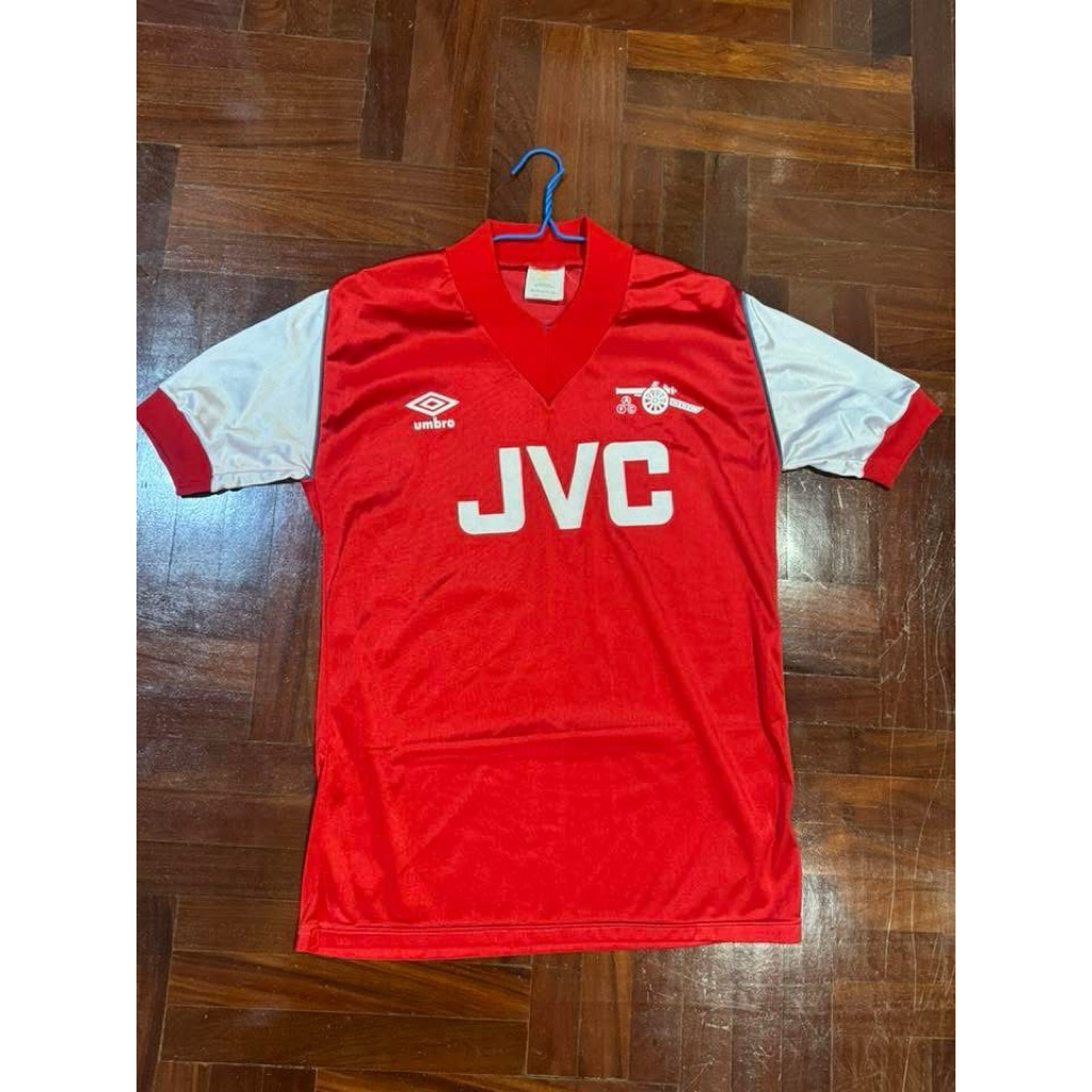 [Super Rare Vintage] เสื้อฟุตบอล Arsenal Jersey ยุค Umbro ชุดเหย้า 1982–1984 (JVC รุ่นแรก) size xs