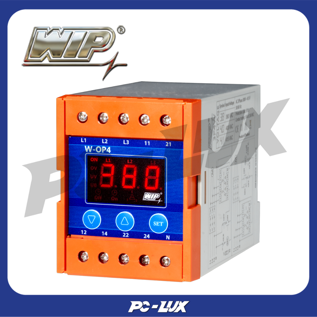 WIP Digital Phase Protection อุปกรณ์ป้องกันไฟตก-ไฟเกิน รุ่น W-OP4
