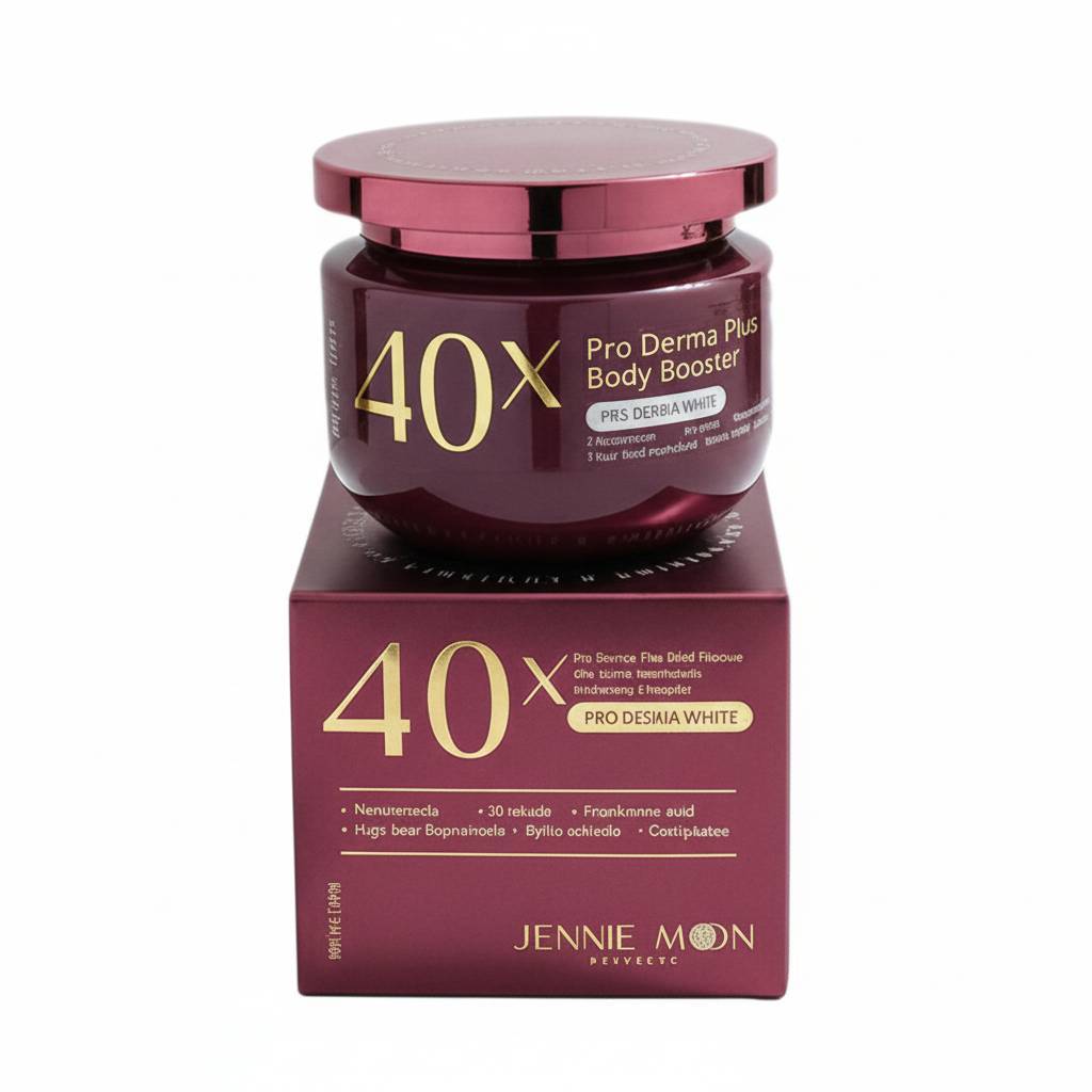ครีม 40X เจนนี่ มูน บูสเตอร์ บำรุงผิวกาย JENNIE MOON 40X PRO DERMA PLUS BODY BOOSTER ปริมาณ 250 กรัม