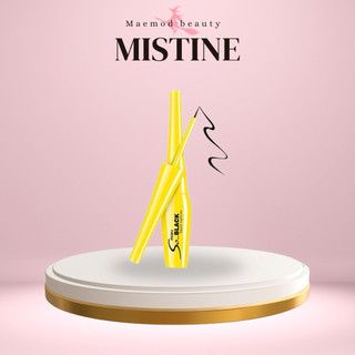 MISTINE SO BLACK MATTE LIQUID EYELINER อายไลเนอร์ 4.5 G อายไลเนอร์ลิควิด เนื้อแมท เส้นบาง กันน้ำ กันเหงื่อ