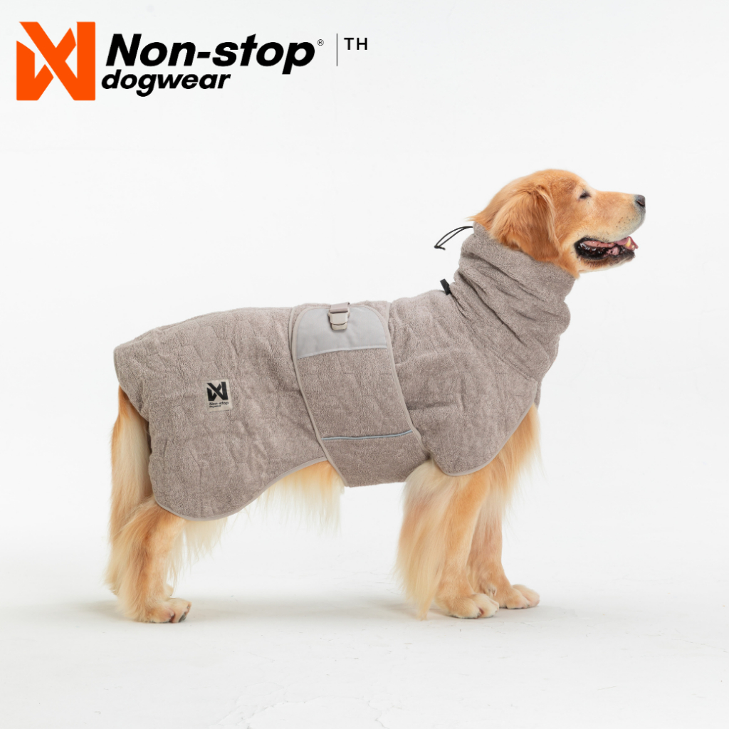 Non-stop dogwear Drying Coat เสื้อคลุมสุนัข