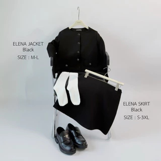 K001 / Elena Jacket เสื้อคุมแขนยาว และ กระโปรง (ขายแยกชิ้น)