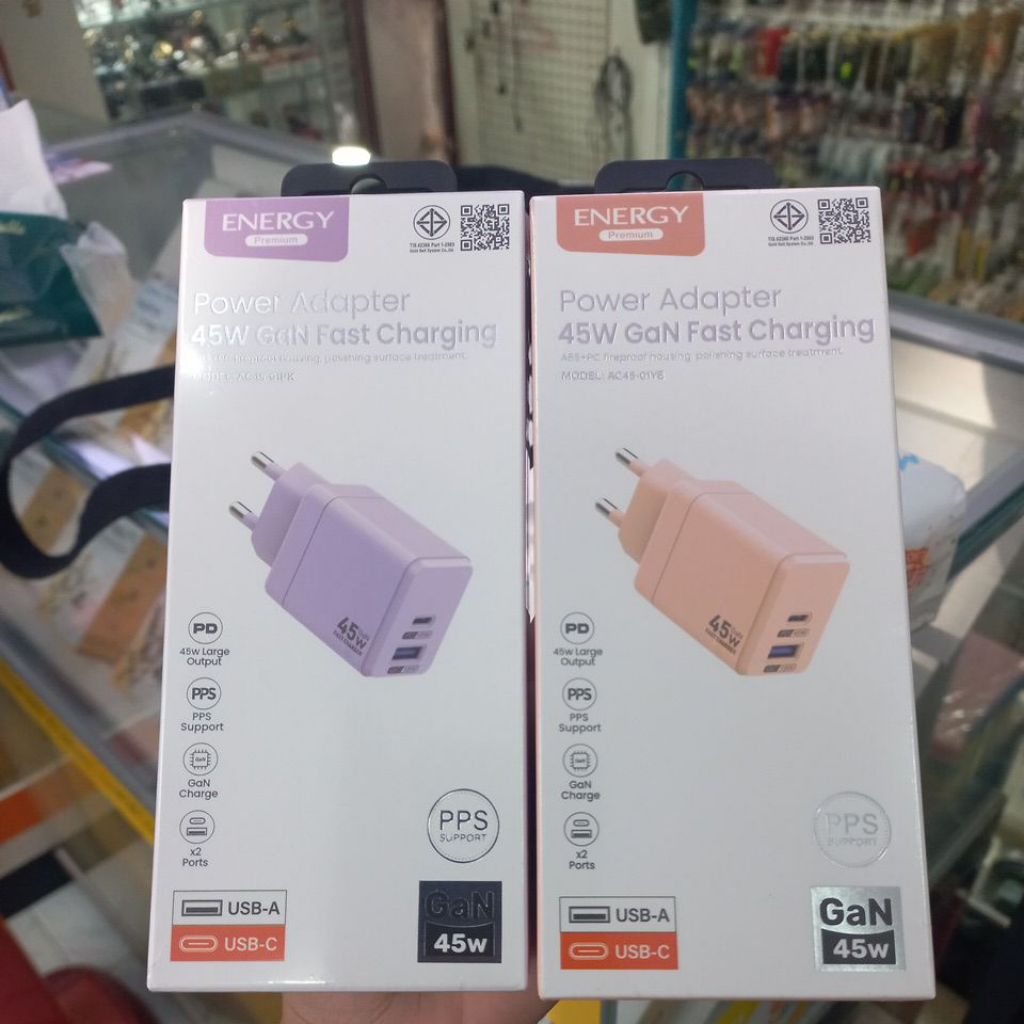 หัวชาร์จไว45wชาร์จไวเต็มเร็ว