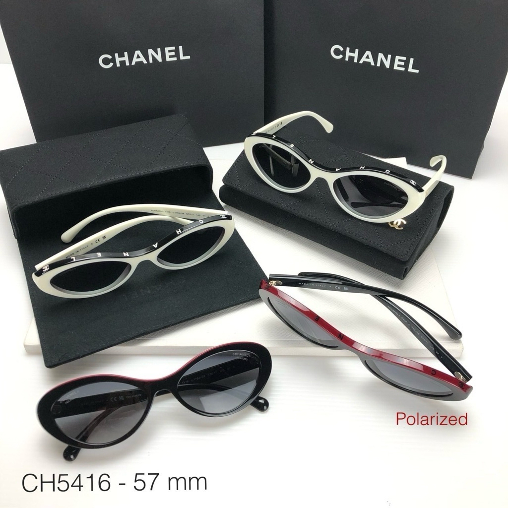 🔥พร้อมส่ง🔥New Chanel Sunglasses CH5416 ขนาด57mm รุ่นฮิตต้องมี