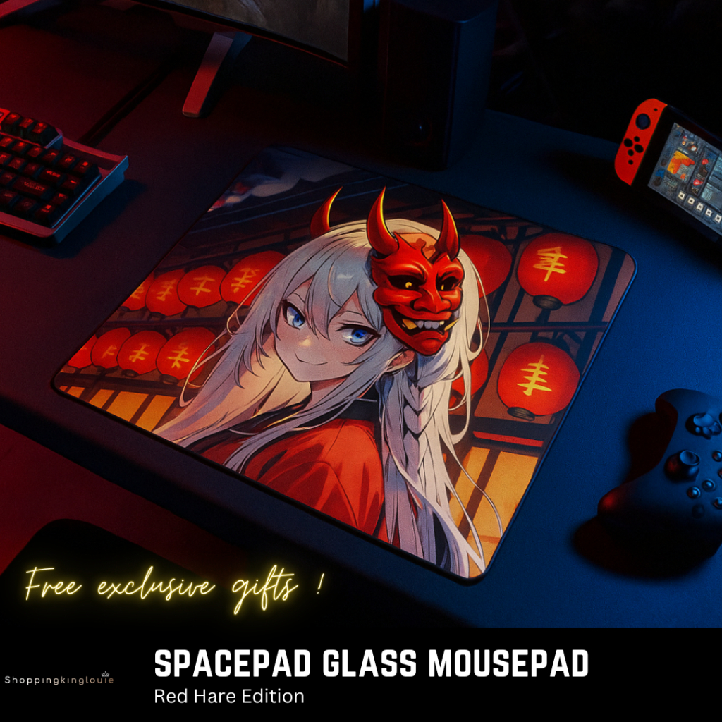 (พร้อมส่ง) แผ่นรองเมาส์ Prussian Spacepad (UNCOATED) Mousepad แผ่นรองเมาส์เกมมิ่ง แผ่นรองเมาส์ลายอนิ