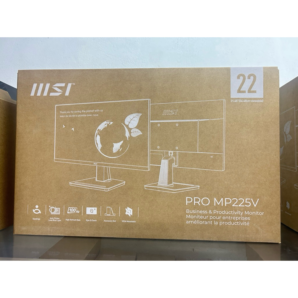 จอคอมพิวเตอร์ ยี่ห้อ msi 21.45นิ้ว