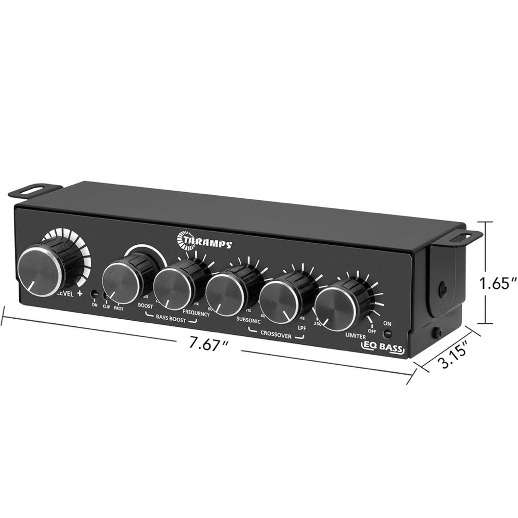 Eq Taramps EQ BASS **ของแท้**รับประกันศูนย์ไทย Digital Audio for Control Your Bass Volume, with RCA 