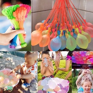 💦มีสินค้าพร้อมส่ง🏖 ลูกโป่งน้ำ 111 ลูก (แพ็คละ 3 ลูก) พร้อมข้…