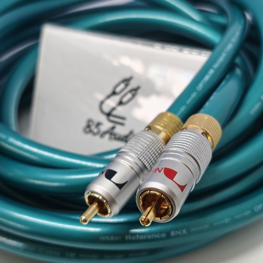 สายสัญญาณ RCA ORTOFON Reference 8NX ( ราคาต่อ 2 เส้น ) เข้าหัว Nakamichi ให้เสียงเต็มอิ่มในทุกย่านเสียง!! ราคา ถูกที่สุด ดีลบีเคเค แกลเลอรีภาพที่ 6