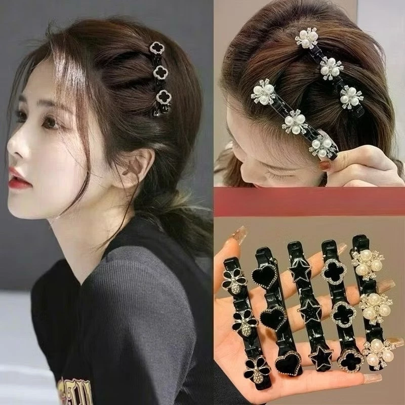 กิ๊บติดผม รูปปากเป็ด ประดับโบว์ สไตล์เกาหลี สําหรับผู้หญิง