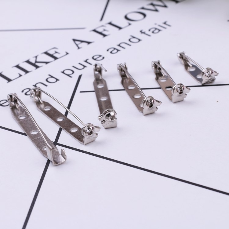 OT06*พร้อมส่ง* เข็มกลัดมีตัวล็อก เข็มกลัดเครื่องประดับ 1.5/2/2.5 มม. DIY 10ชิ้น