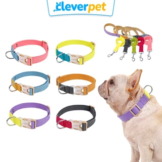 [ส่งฟรี🇹🇭] Doglemi ปลอกคอสุนัข สีพาสเทล ปลอกคอแมว สายจูงสุนัข สัตว์เลี้ยง Dog Collar CleverPet