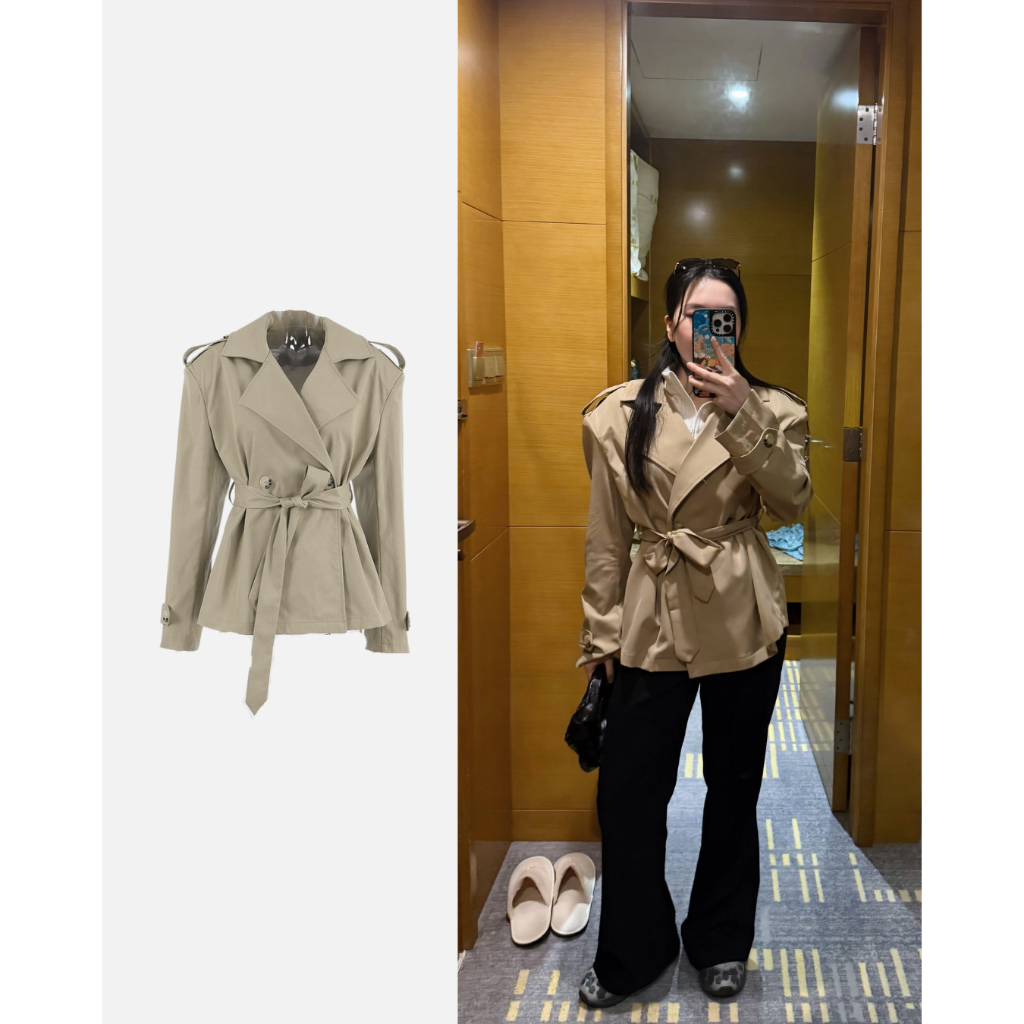 UIUI | TRENCH COAT เสื้อโค้ดสั้น