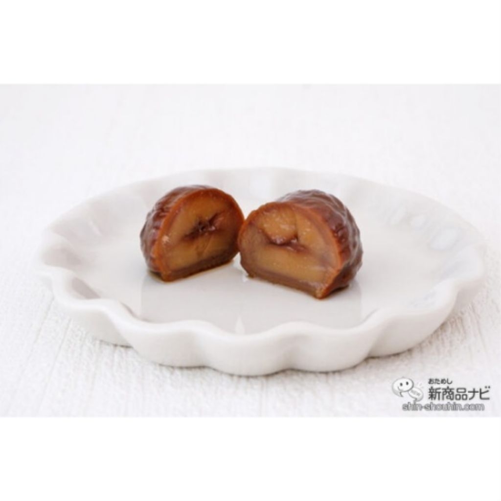 Kracie Mont Blanc Top (65g) เกาลัดแช่ในน้ำเชื่อมรัม  ขนมหวานสไตล์ตะวันตก  เกาลัด ขนมญี่ปุ่น ราคา ถูกที่สุด ดีลบีเคเค แกลเลอรีภาพที่ 3