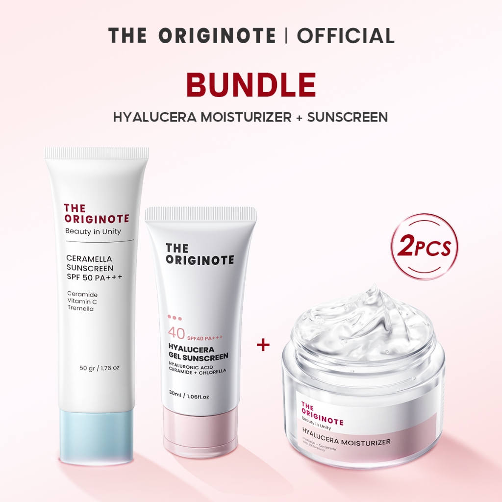 The originote Sun&Glow Combo set : hya gel Sunscreen&Sunscreen + Moisturizer