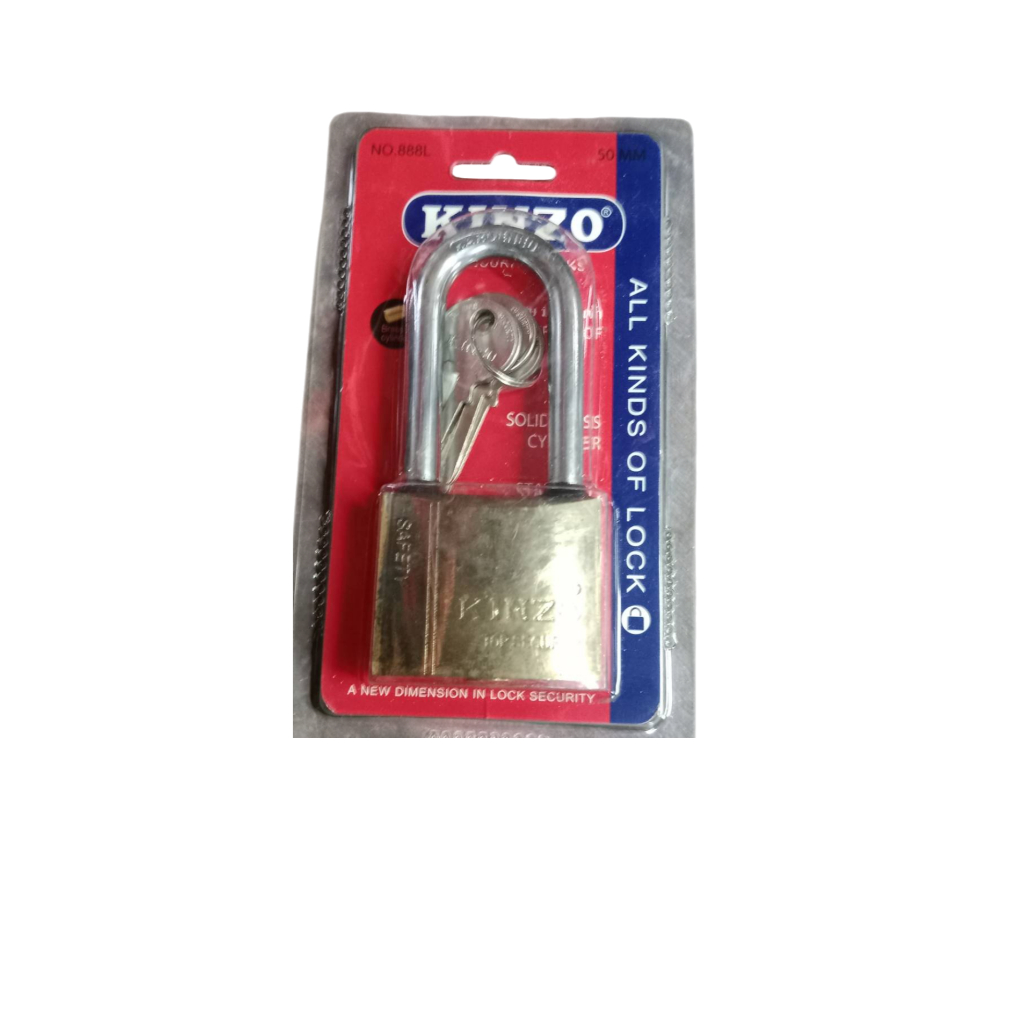 กุญแจคล้อง Kinzo No. 888L ขนาด 50 มม.