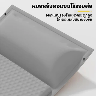 WTHB ที่นอนเป่าลมอัตโนมัติ กันความชื้น สำหรับแคมป์ปิ้ง พับได้ ที่นอนหนาสองชั้น หนา5CM ใช้งานในเต็นท์