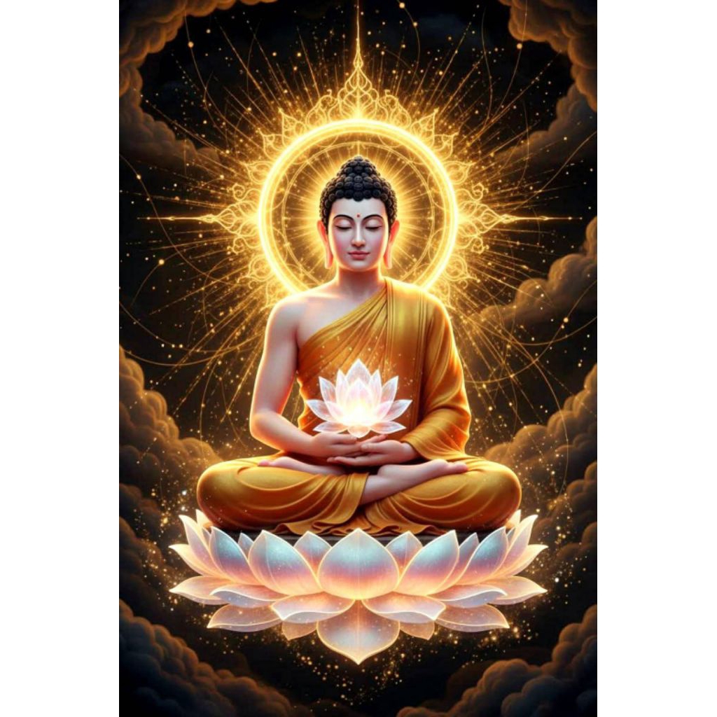 รูปโปสเตอร์  พระพุทธเจ้า ขนาด ความยาว 28*42 cm  กระดาษหนา 200 แกรม ไม่มีกรอบ ภาพติดผนัง ตกแต่งบ้าน