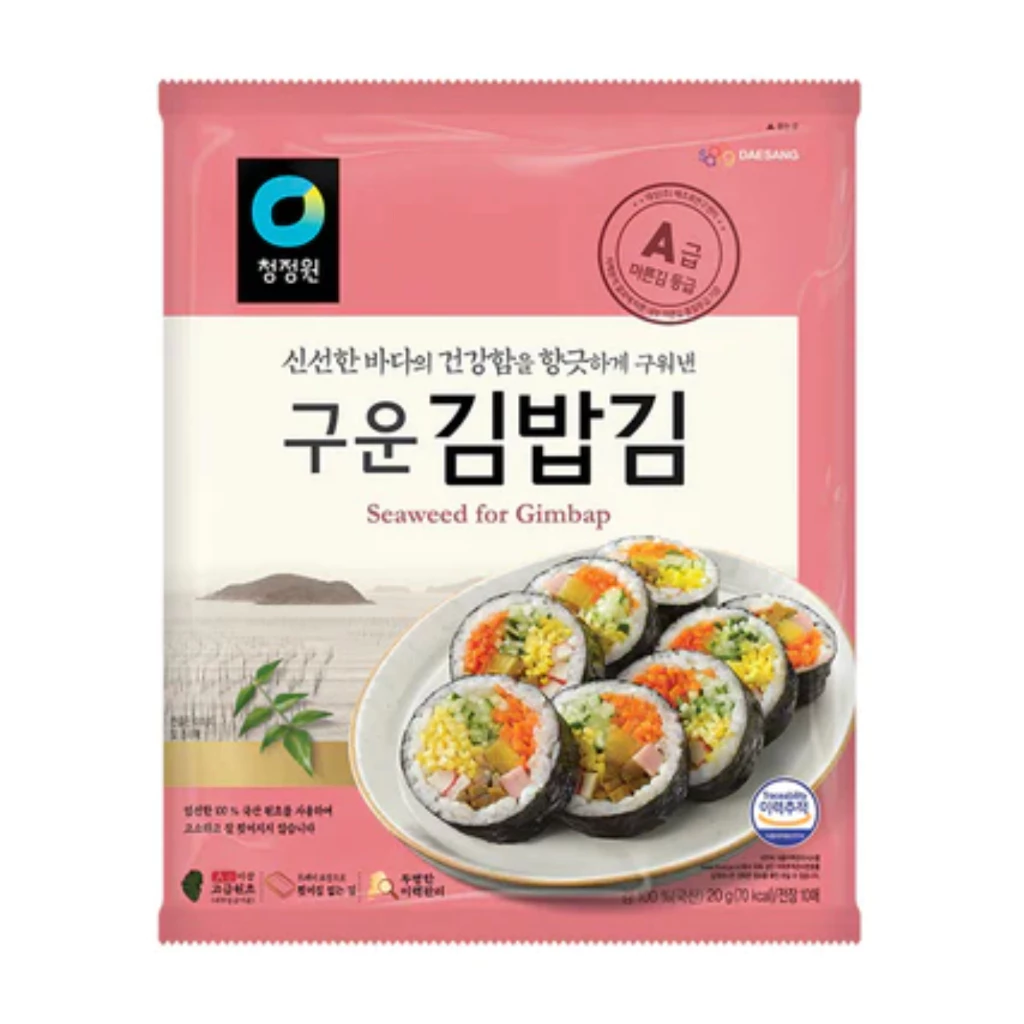 Chungjungone Laver Seaweed for Kimbab [20 g.] :: สาหร่ายแผ่นสำหรับคิมบับจากประเทศเกาหลี