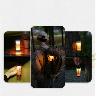 (1PCS) MINI RH38 CMMPING LIGHT ไฟฉายพกพา ไฟแคมป์ปิ้ง สว่างมาก ปรับได้ 5โหมดTYPE-C Rechargeable