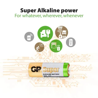 GP Battery ถ่าน Alkaline 12V ของแท้ รุ่น 23A และ27A สำหรับกริ่งไร้สายและ รีโมตรถยนต์