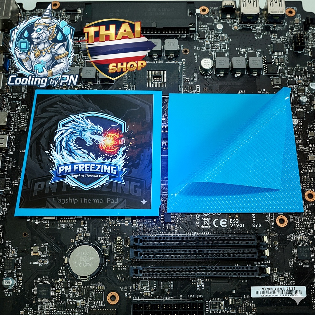 เย็นดับนรก!! Thermal pad เกรดพิเศษ ใช้ซ้ำ-ล้างได้ 13W/m.k เกรด Premium แผ่นระบายความร้อน GPU การ์ดจอ