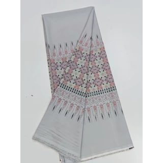 ผ้าไหมอิตาลี เนื้อนิ่มมาก นุ่มลื่น ลาย เชิงข้าวหลามตัด มี 5 สี หน้ากว้าง 153 cm #ผ้าเมตร #ผ้าหลา #ผ้าพิมพ์ลาย