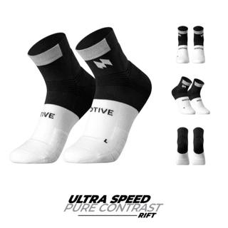 Motive Socks รุ่น Ultra Speed Pure Contrast ถุงเท้าวิ่ง อัดแน่นด้วยเทคโนโลยี ระบายเหงื่อขั้นสุด